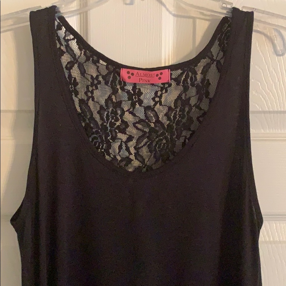 NWOT Almost Pink Top Size Large